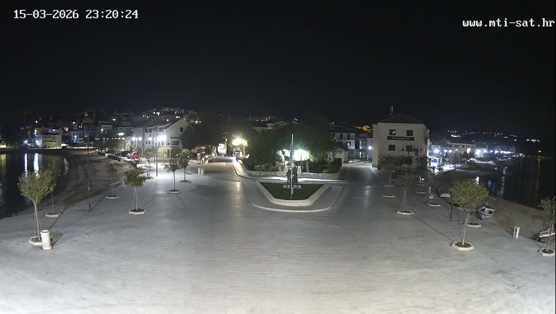 Primošten Town & Adriatic Coast Live Cam - Primosten, Općina Primošten, Šibenik-Knin, Croatia