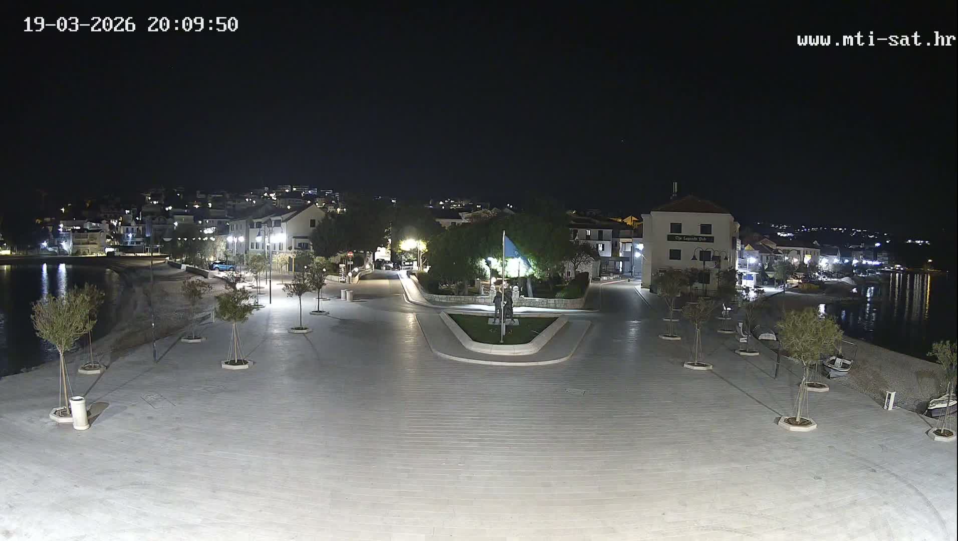 Primošten Town & Adriatic Coast Live Cam - Primosten, Općina Primošten, Šibenik-Knin, Croatia