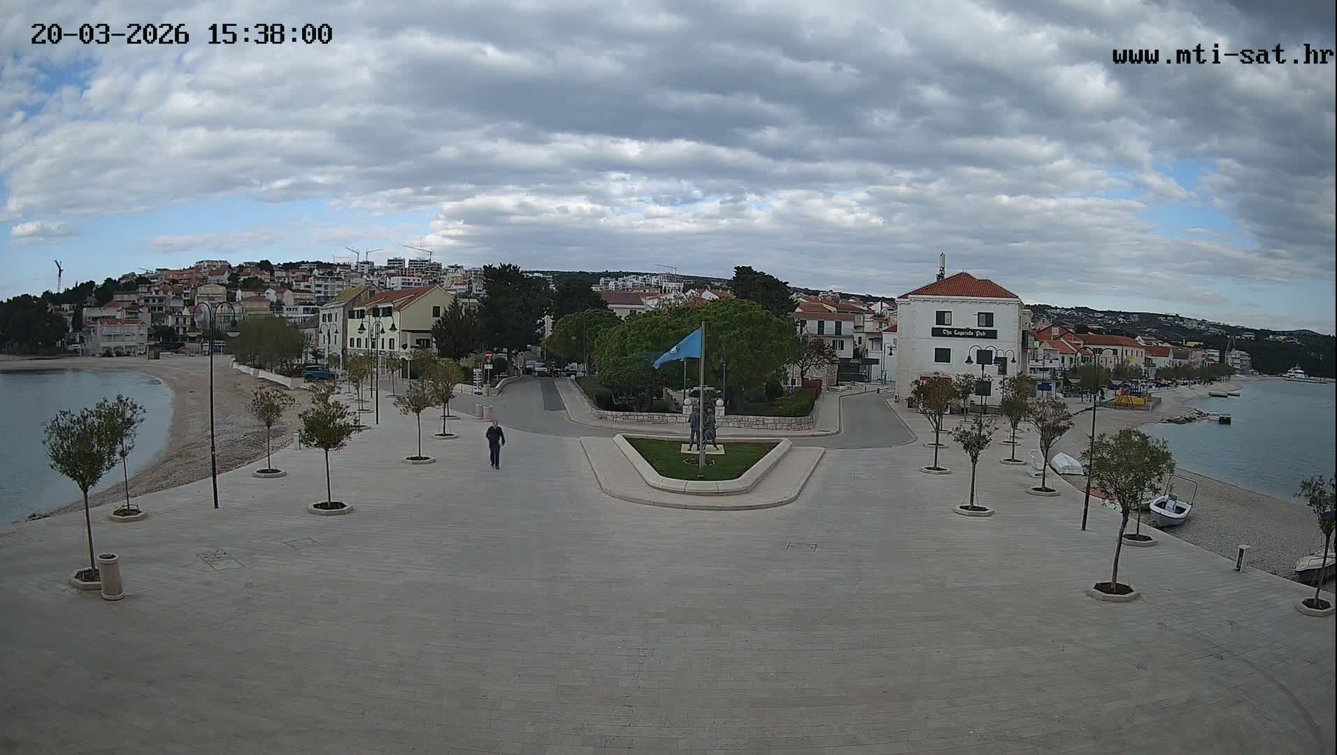 Primošten Town & Adriatic Coast Live Cam - Primosten, Općina Primošten, Šibenik-Knin, Croatia