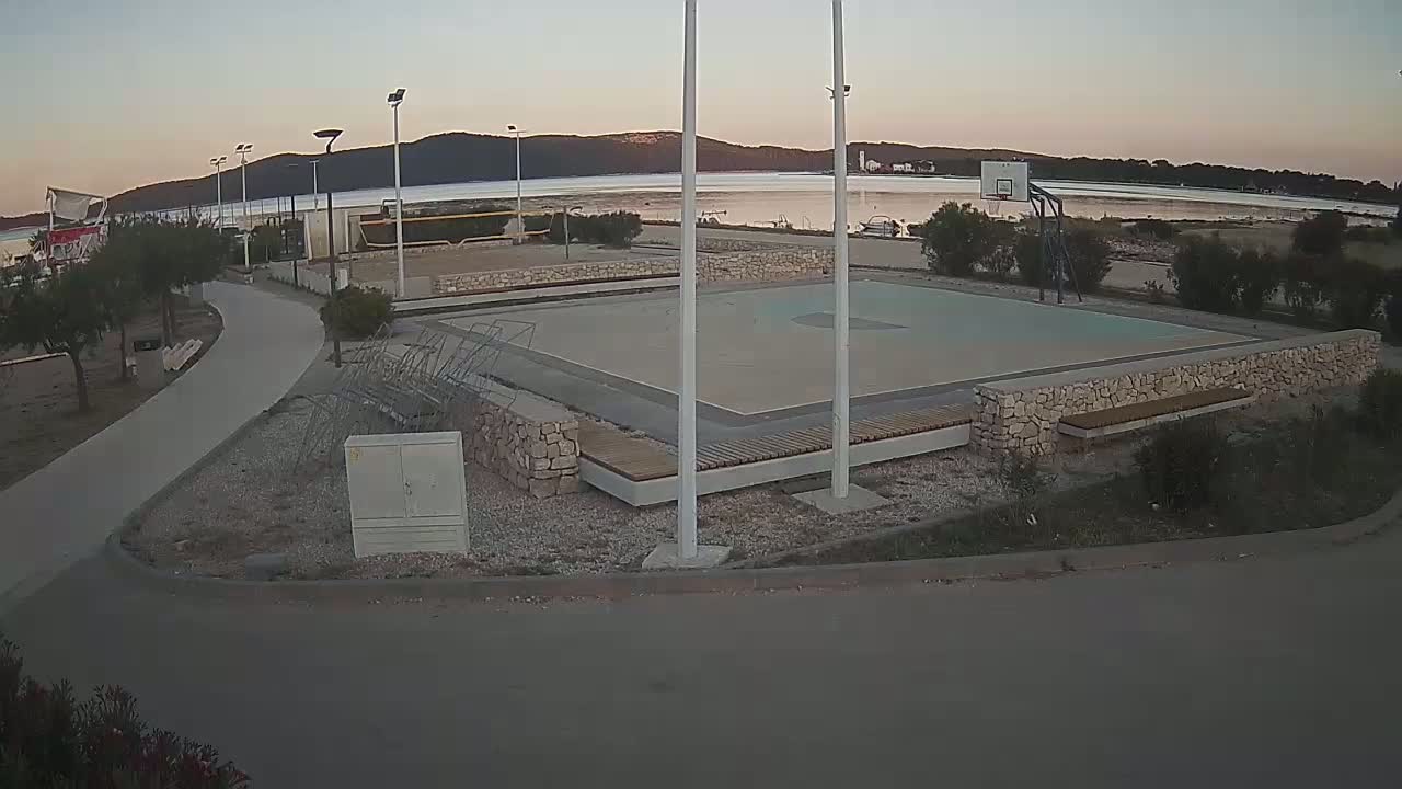 Riviera Brodarica Beach & Adriatic Dalmatia Coast Live Cam - Sibenic, Šibenik-Knin, Croatia