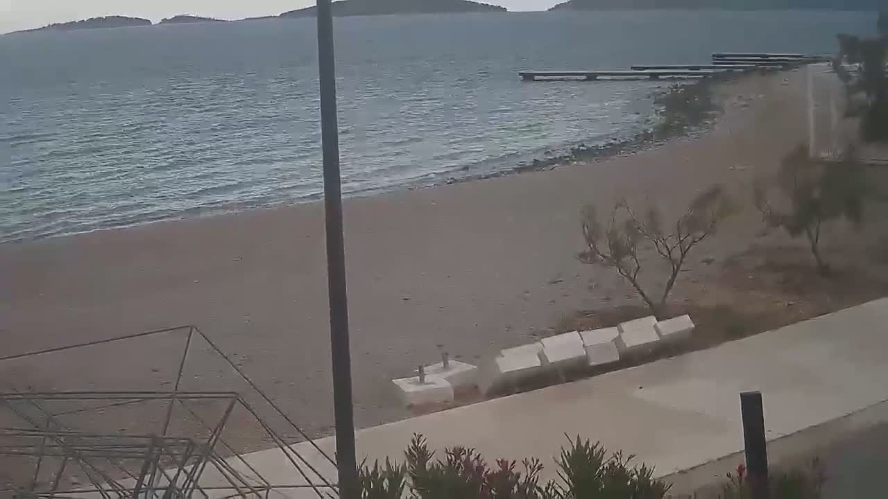 Riviera Brodarica Beach & Adriatic Dalmatia Coast Live Cam - Sibenic, Šibenik-Knin, Croatia