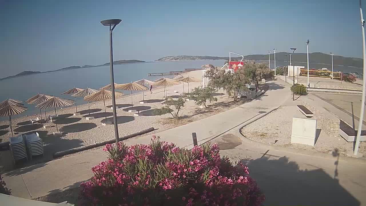 Riviera Brodarica Beach & Adriatic Dalmatia Coast Live Cam - Sibenic, Šibenik-Knin, Croatia