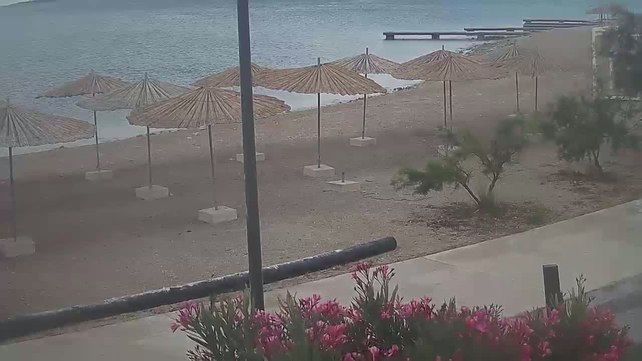 Riviera Brodarica Beach & Adriatic Dalmatia Coast Live Cam - Sibenic, Šibenik-Knin, Croatia