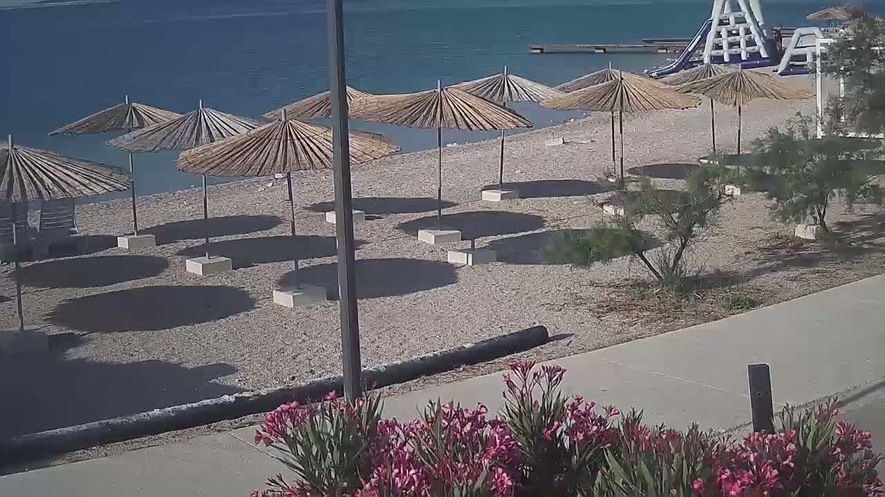 Riviera Brodarica Beach & Adriatic Dalmatia Coast Live Cam - Sibenic, Šibenik-Knin, Croatia