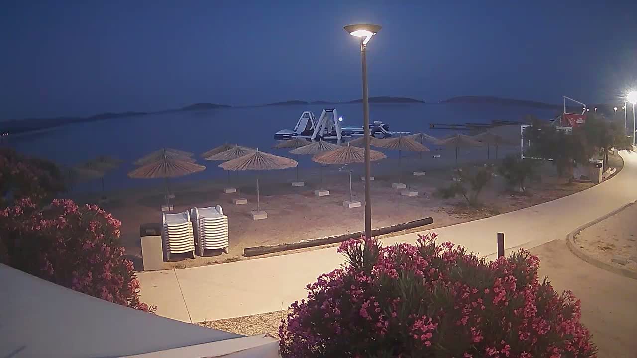 Riviera Brodarica Beach & Adriatic Dalmatia Coast Live Cam - Sibenic, Šibenik-Knin, Croatia