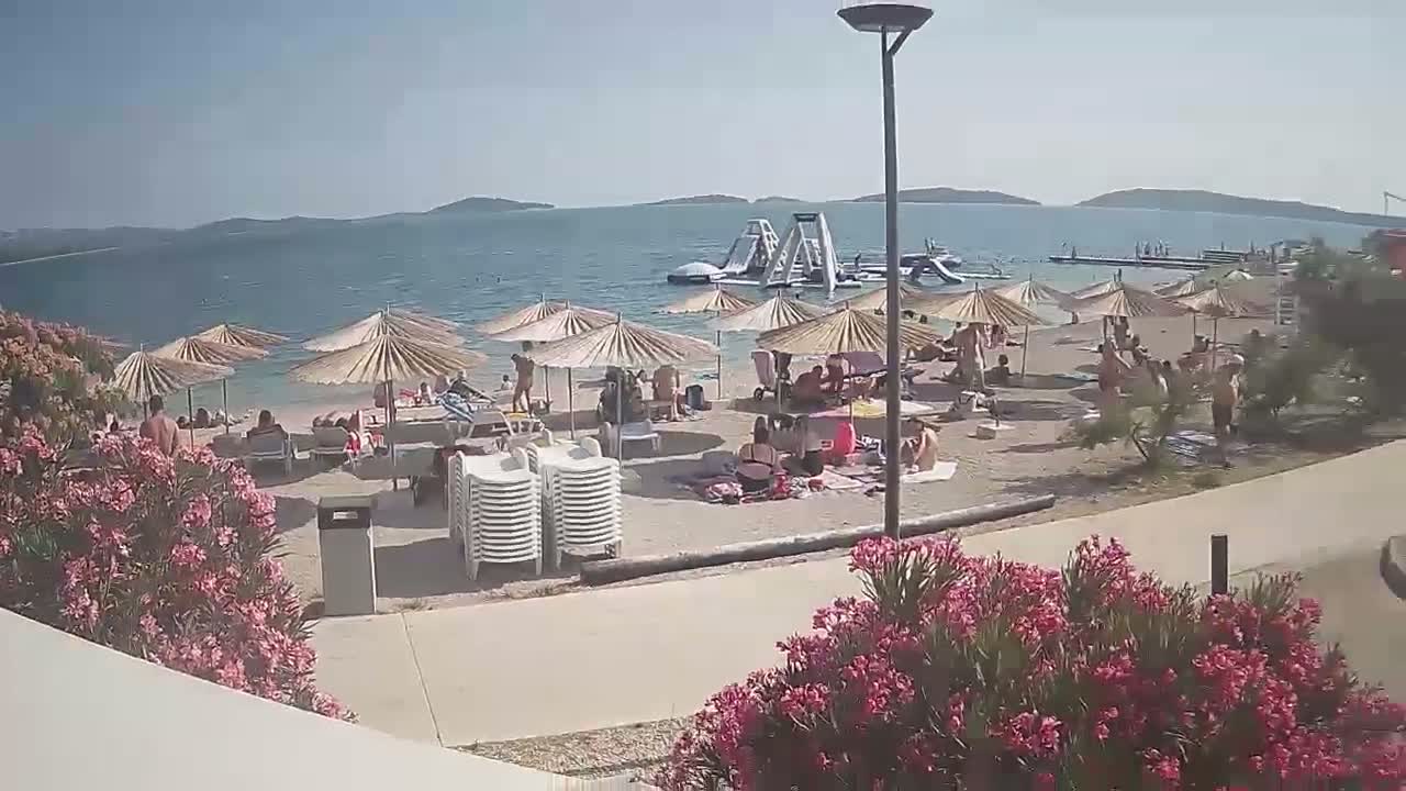 Riviera Brodarica Beach & Adriatic Dalmatia Coast Live Cam - Sibenic, Šibenik-Knin, Croatia