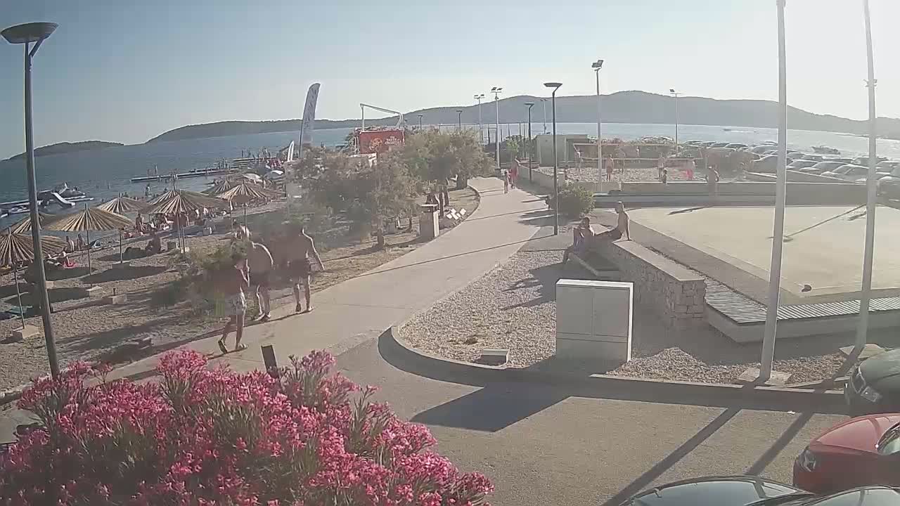 Riviera Brodarica Beach & Adriatic Dalmatia Coast Live Cam - Sibenic, Šibenik-Knin, Croatia