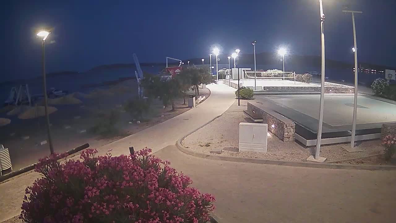 Riviera Brodarica Beach & Adriatic Dalmatia Coast Live Cam - Sibenic, Šibenik-Knin, Croatia