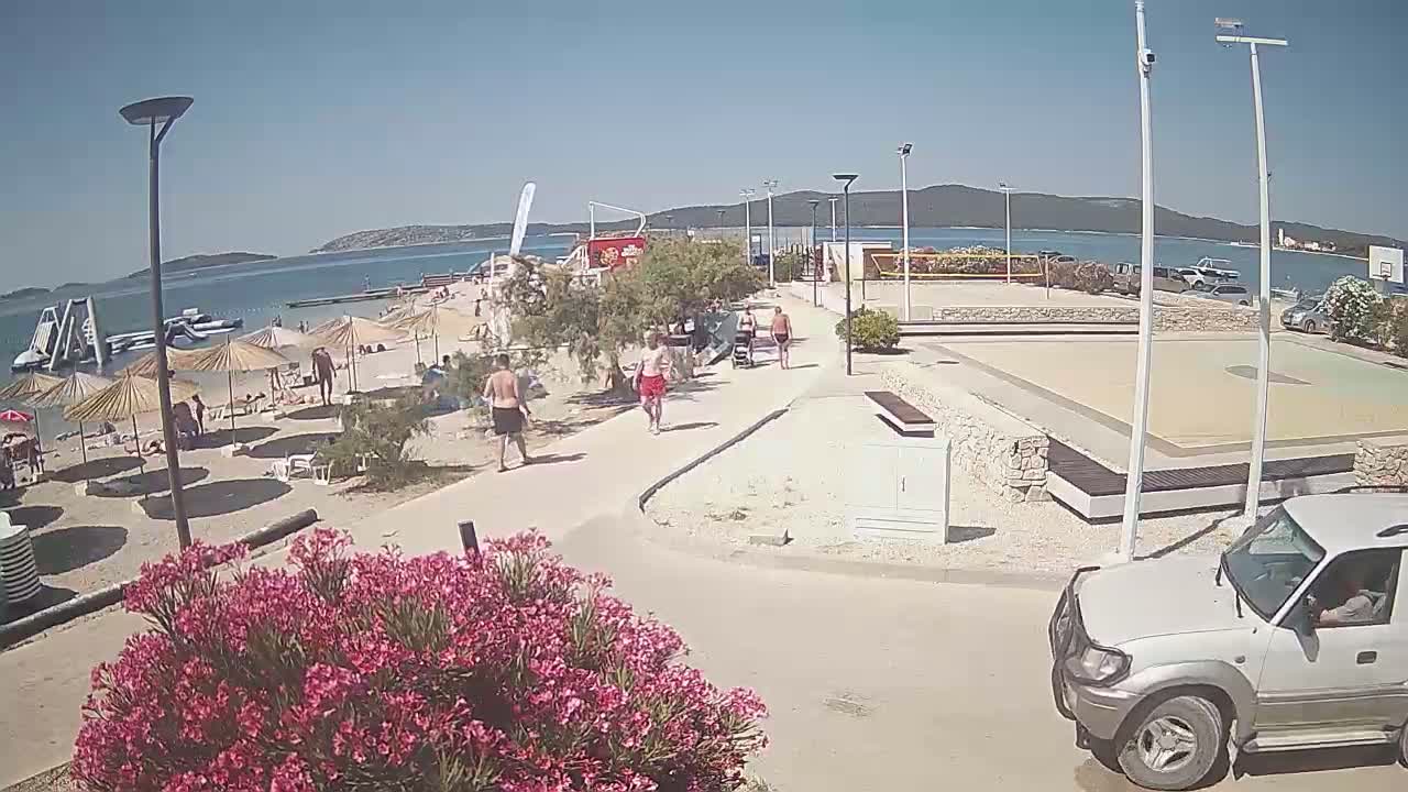 Riviera Brodarica Beach & Adriatic Dalmatia Coast Live Cam - Sibenic, Šibenik-Knin, Croatia