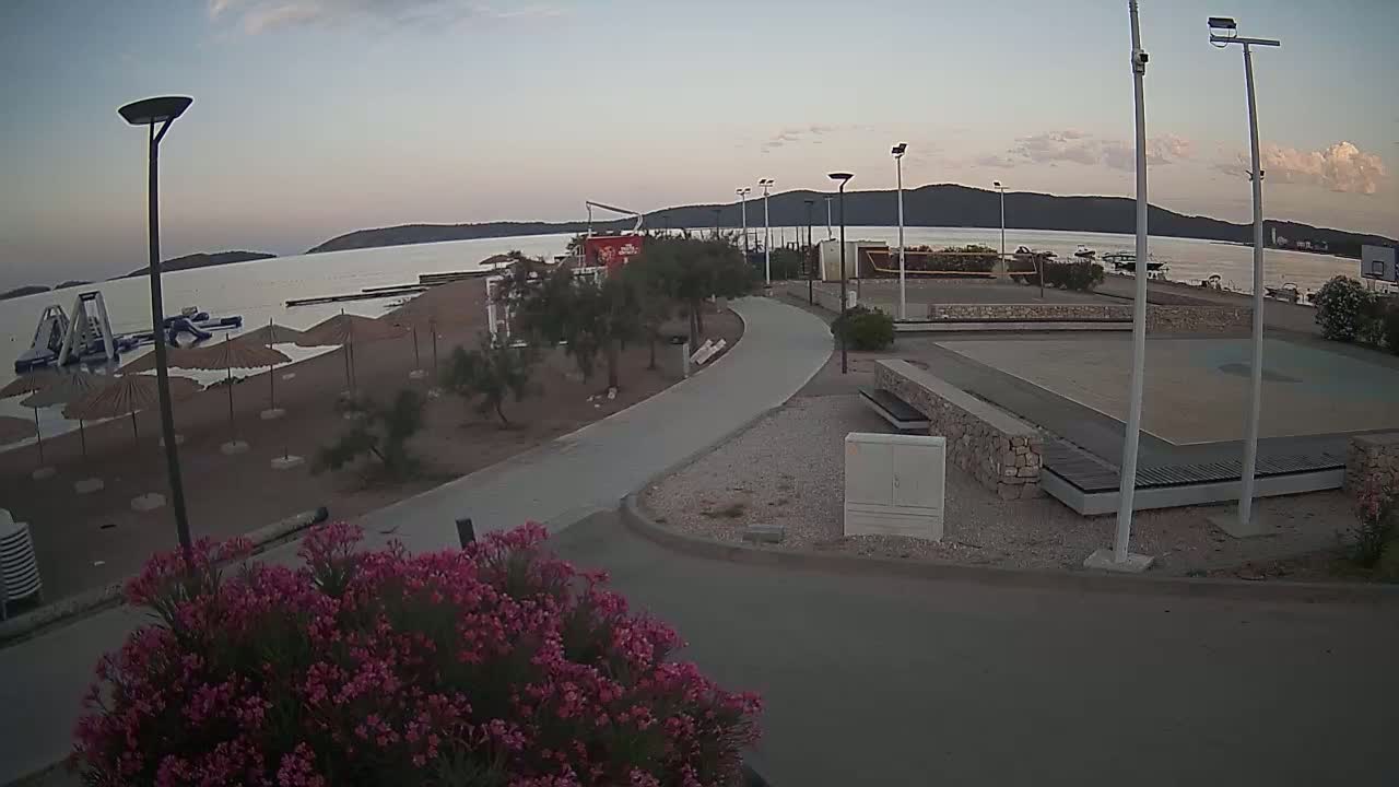 Riviera Brodarica Beach & Adriatic Dalmatia Coast Live Cam - Sibenic, Šibenik-Knin, Croatia