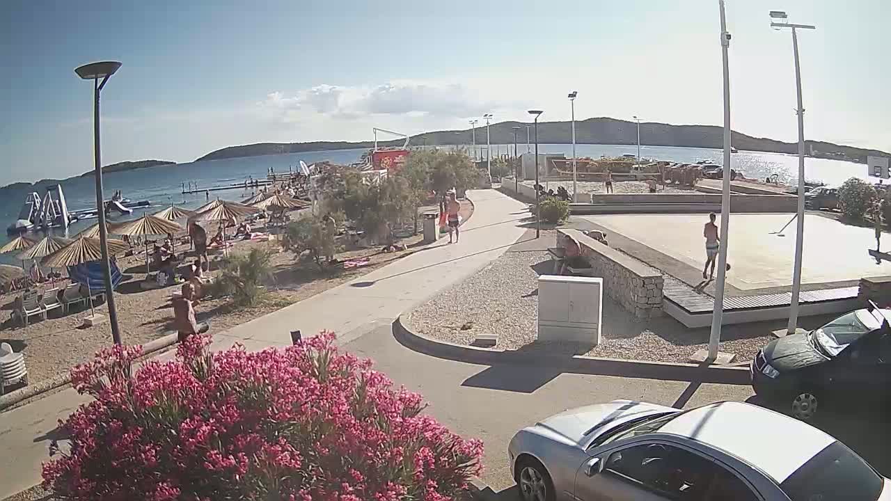 Riviera Brodarica Beach & Adriatic Dalmatia Coast Live Cam - Sibenic, Šibenik-Knin, Croatia