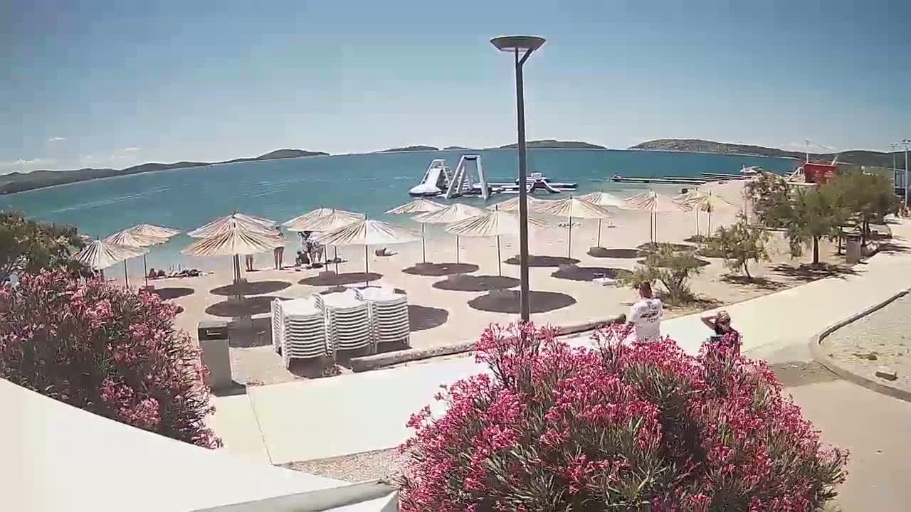 Riviera Brodarica Beach & Adriatic Dalmatia Coast Live Cam - Sibenic, Šibenik-Knin, Croatia