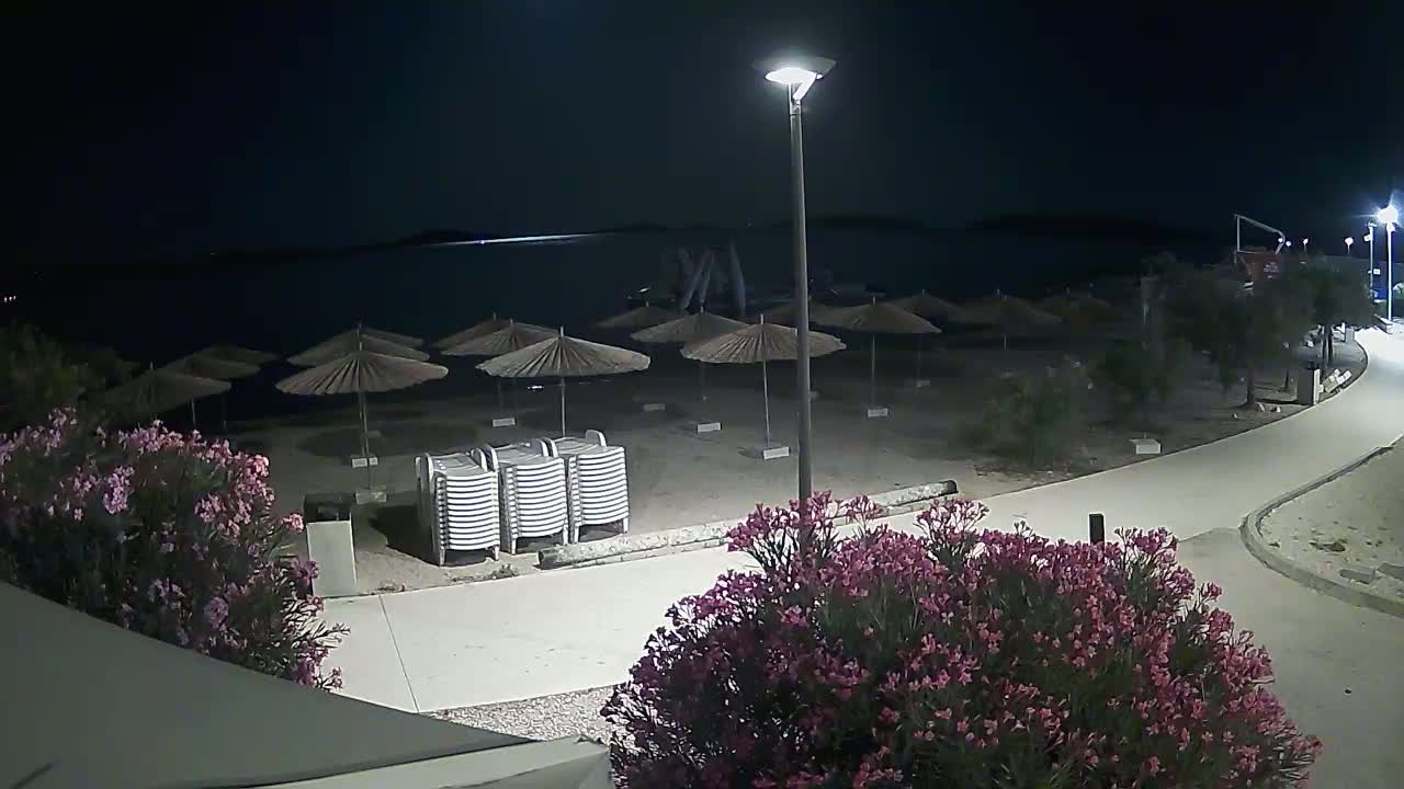 Riviera Brodarica Beach & Adriatic Dalmatia Coast Live Cam - Sibenic, Šibenik-Knin, Croatia