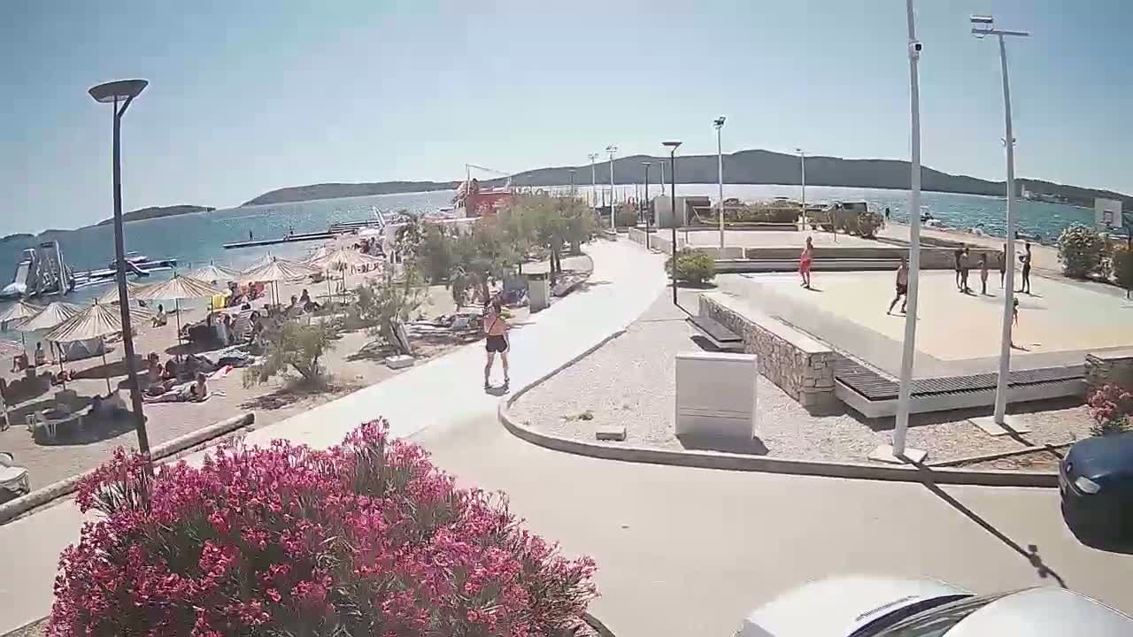 Riviera Brodarica Beach & Adriatic Dalmatia Coast Live Cam - Sibenic, Šibenik-Knin, Croatia