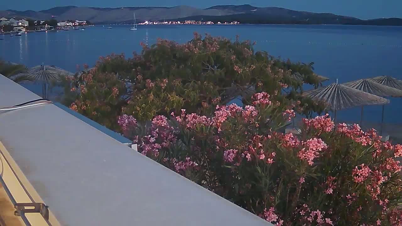 Riviera Brodarica Beach & Adriatic Dalmatia Coast Live Cam - Sibenic, Šibenik-Knin, Croatia