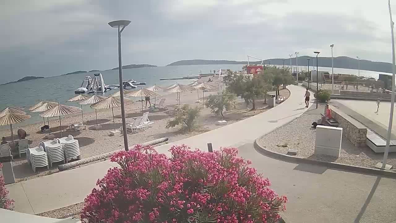 Riviera Brodarica Beach & Adriatic Dalmatia Coast Live Cam - Sibenic, Šibenik-Knin, Croatia