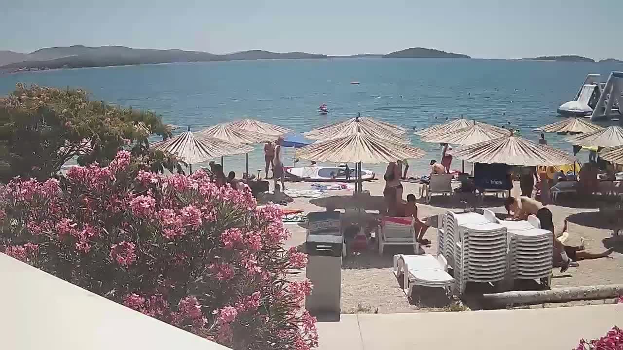 Riviera Brodarica Beach & Adriatic Dalmatia Coast Live Cam - Sibenic, Šibenik-Knin, Croatia