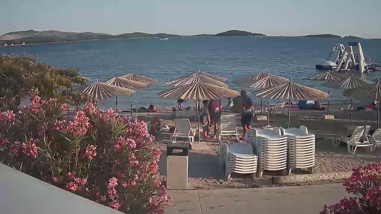Riviera Brodarica Beach & Adriatic Dalmatia Coast Live Cam - Sibenic, Šibenik-Knin, Croatia