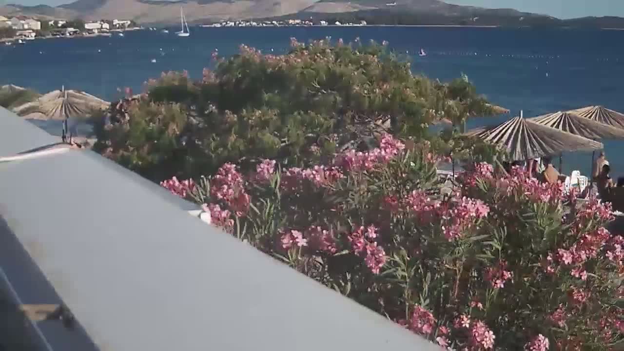 Riviera Brodarica Beach & Adriatic Dalmatia Coast Live Cam - Sibenic, Šibenik-Knin, Croatia