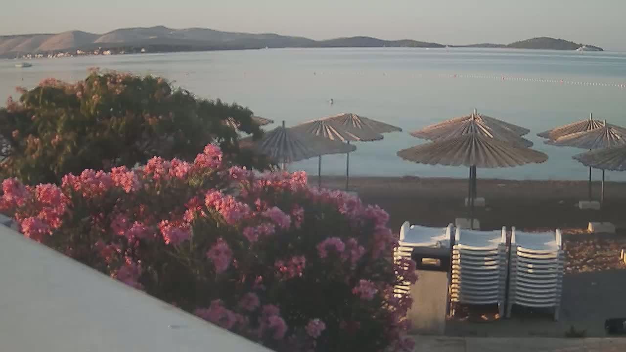 Riviera Brodarica Beach & Adriatic Dalmatia Coast Live Cam - Sibenic, Šibenik-Knin, Croatia