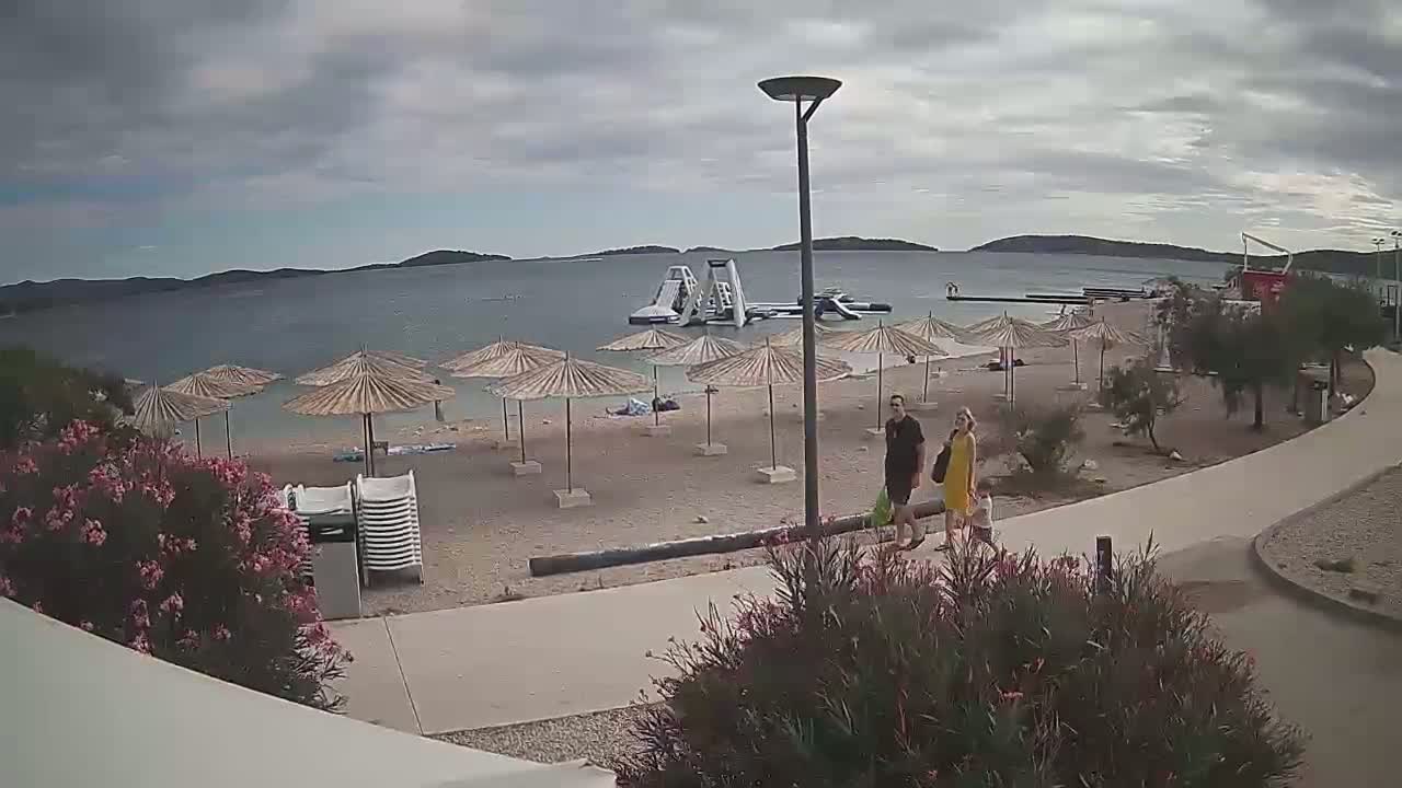 Riviera Brodarica Beach & Adriatic Dalmatia Coast Live Cam - Sibenic, Šibenik-Knin, Croatia
