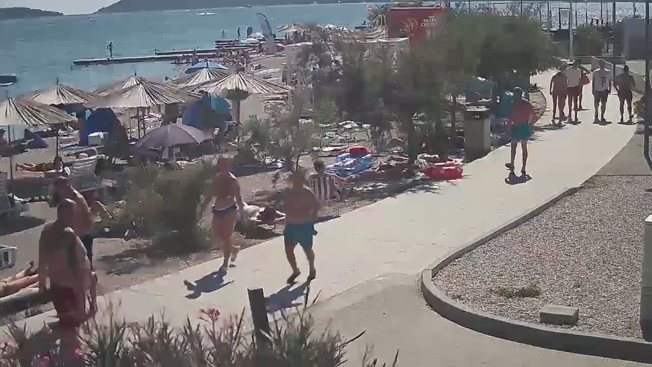 Riviera Brodarica Beach & Adriatic Dalmatia Coast Live Cam - Sibenic, Šibenik-Knin, Croatia