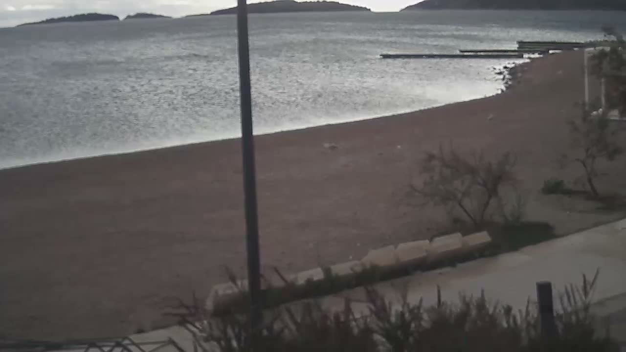 Riviera Brodarica Beach & Adriatic Dalmatia Coast Live Cam - Sibenic, Šibenik-Knin, Croatia