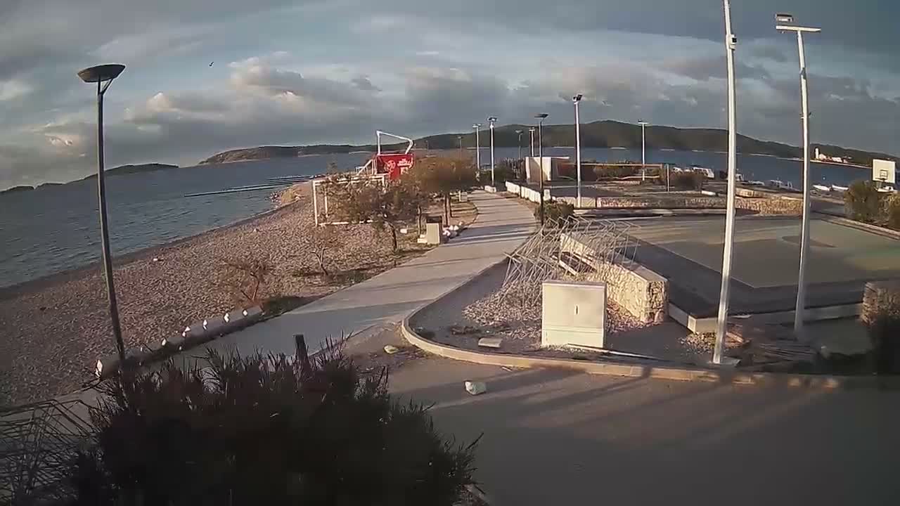 Riviera Brodarica Beach & Adriatic Dalmatia Coast Live Cam - Sibenic, Šibenik-Knin, Croatia