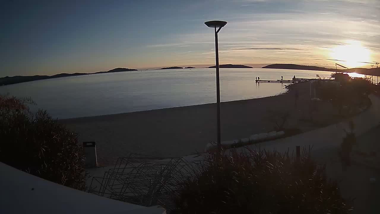 Riviera Brodarica Beach & Adriatic Dalmatia Coast Live Cam - Sibenic, Šibenik-Knin, Croatia