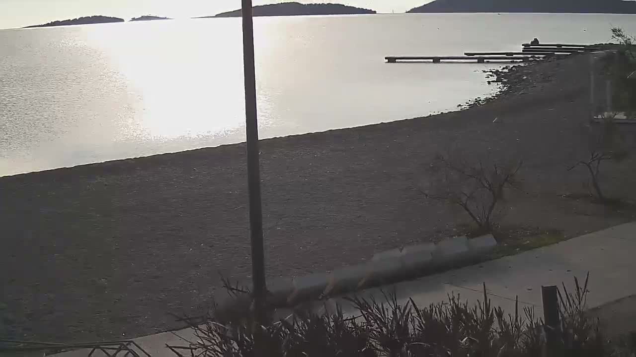 Riviera Brodarica Beach & Adriatic Dalmatia Coast Live Cam - Sibenic, Šibenik-Knin, Croatia