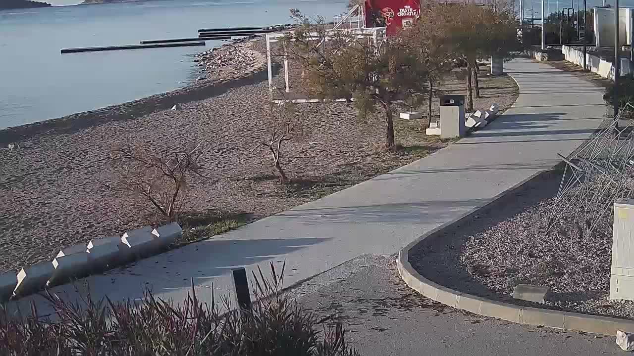 Riviera Brodarica Beach & Adriatic Dalmatia Coast Live Cam - Sibenic, Šibenik-Knin, Croatia