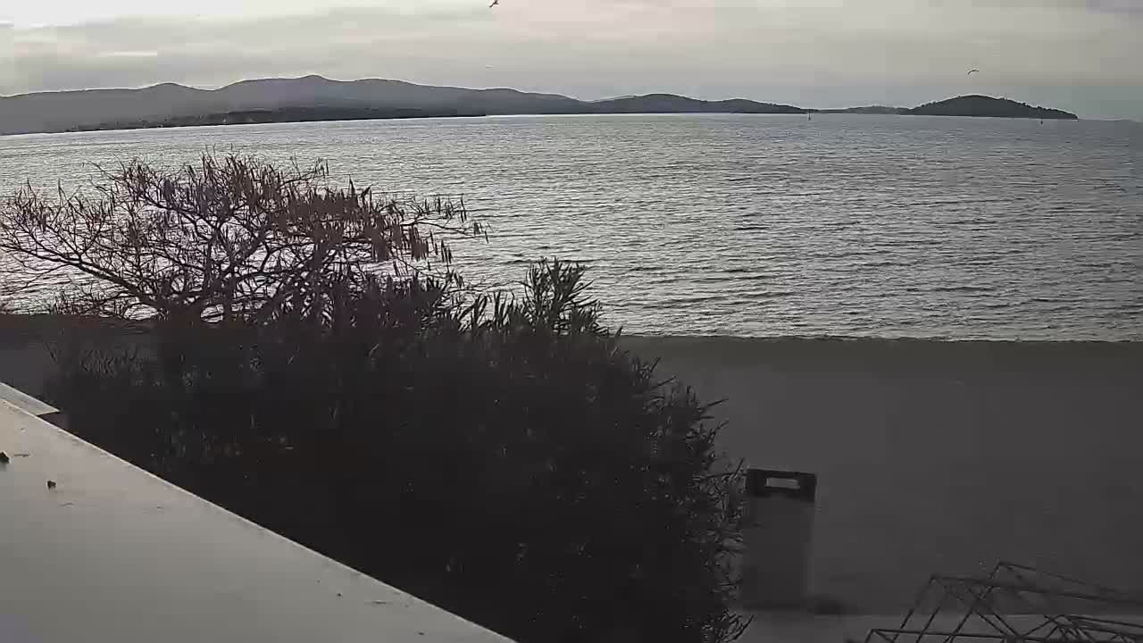 Riviera Brodarica Beach & Adriatic Dalmatia Coast Live Cam - Sibenic, Šibenik-Knin, Croatia