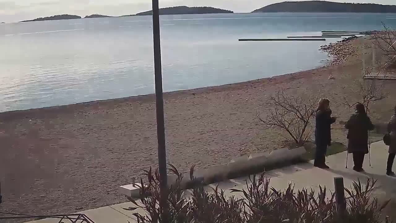 Riviera Brodarica Beach & Adriatic Dalmatia Coast Live Cam - Sibenic, Šibenik-Knin, Croatia