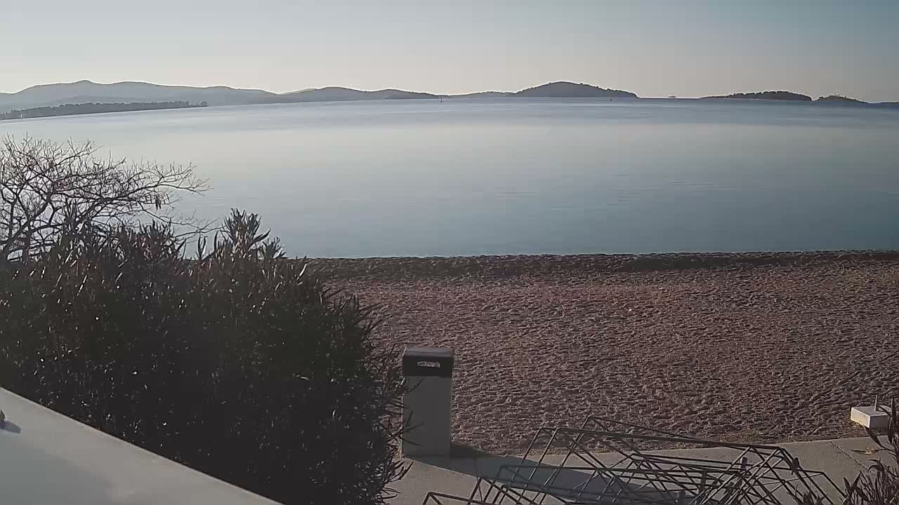 Riviera Brodarica Beach & Adriatic Dalmatia Coast Live Cam - Sibenic, Šibenik-Knin, Croatia
