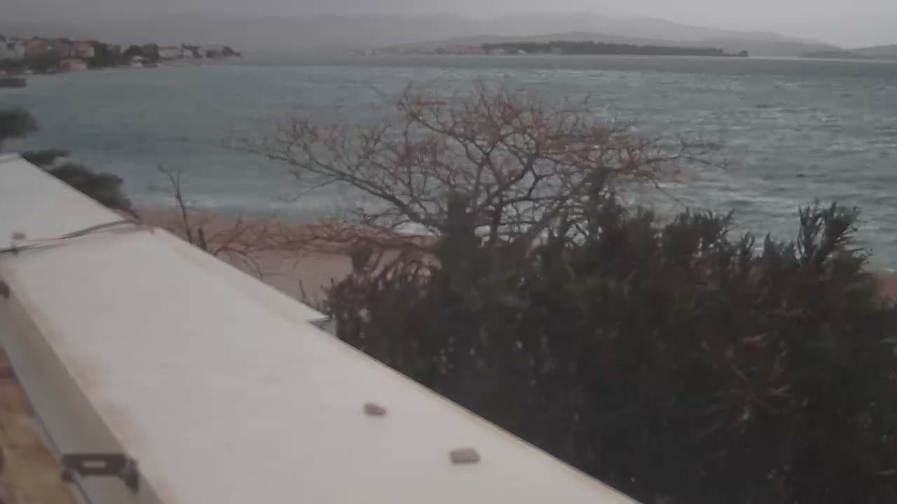 Riviera Brodarica Beach & Adriatic Dalmatia Coast Live Cam - Sibenic, Šibenik-Knin, Croatia