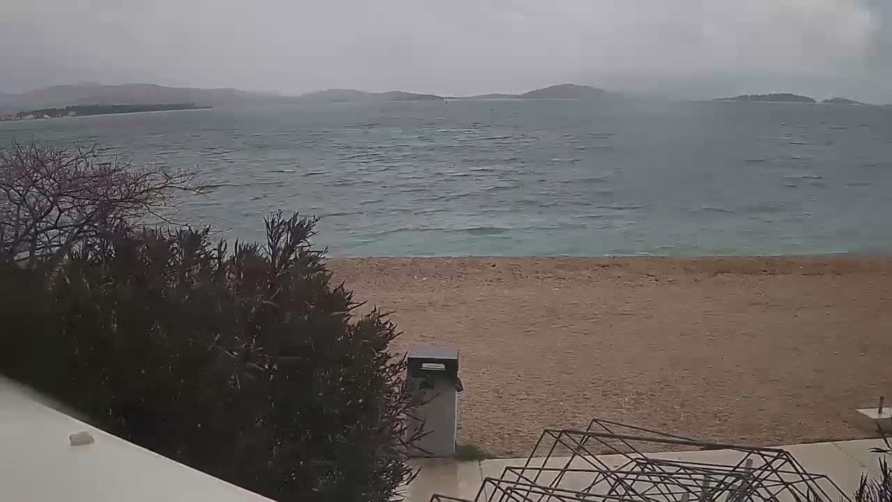 Riviera Brodarica Beach & Adriatic Dalmatia Coast Live Cam - Sibenic, Šibenik-Knin, Croatia