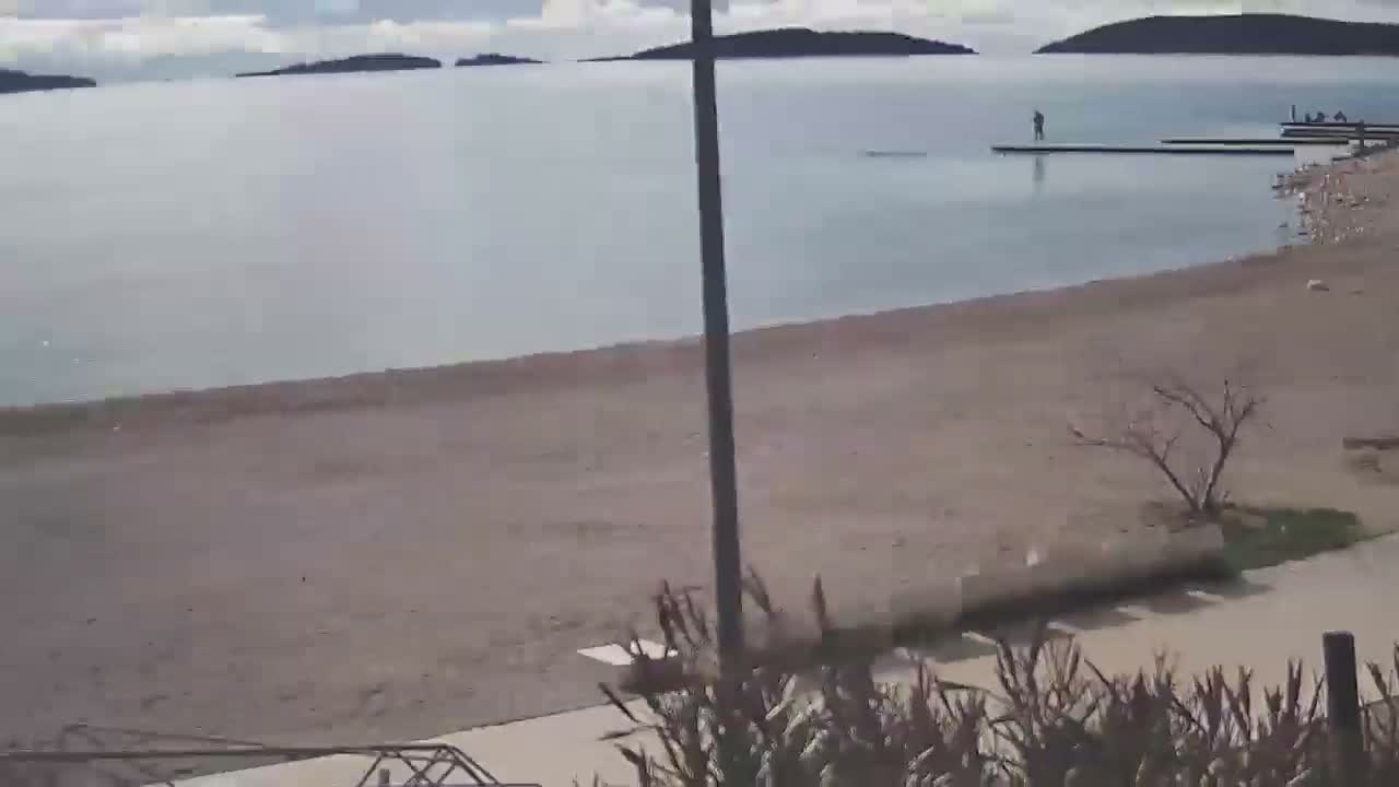 Riviera Brodarica Beach & Adriatic Dalmatia Coast Live Cam - Sibenic, Šibenik-Knin, Croatia
