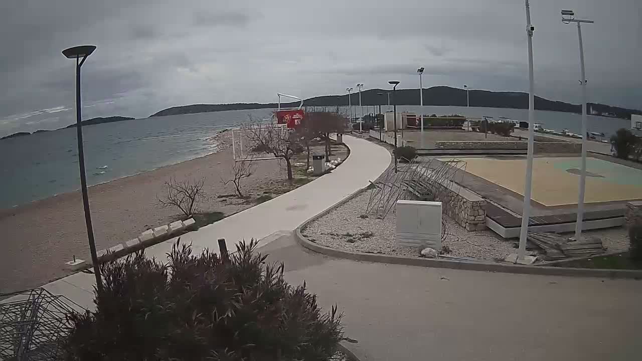 Riviera Brodarica Beach & Adriatic Dalmatia Coast Live Cam - Sibenic, Šibenik-Knin, Croatia