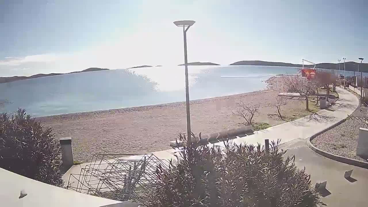 Riviera Brodarica Beach & Adriatic Dalmatia Coast Live Cam - Sibenic, Šibenik-Knin, Croatia