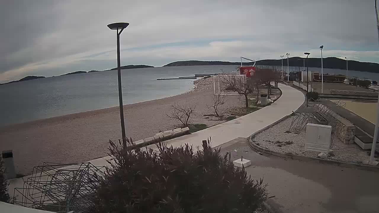 Riviera Brodarica Beach & Adriatic Dalmatia Coast Live Cam - Sibenic, Šibenik-Knin, Croatia