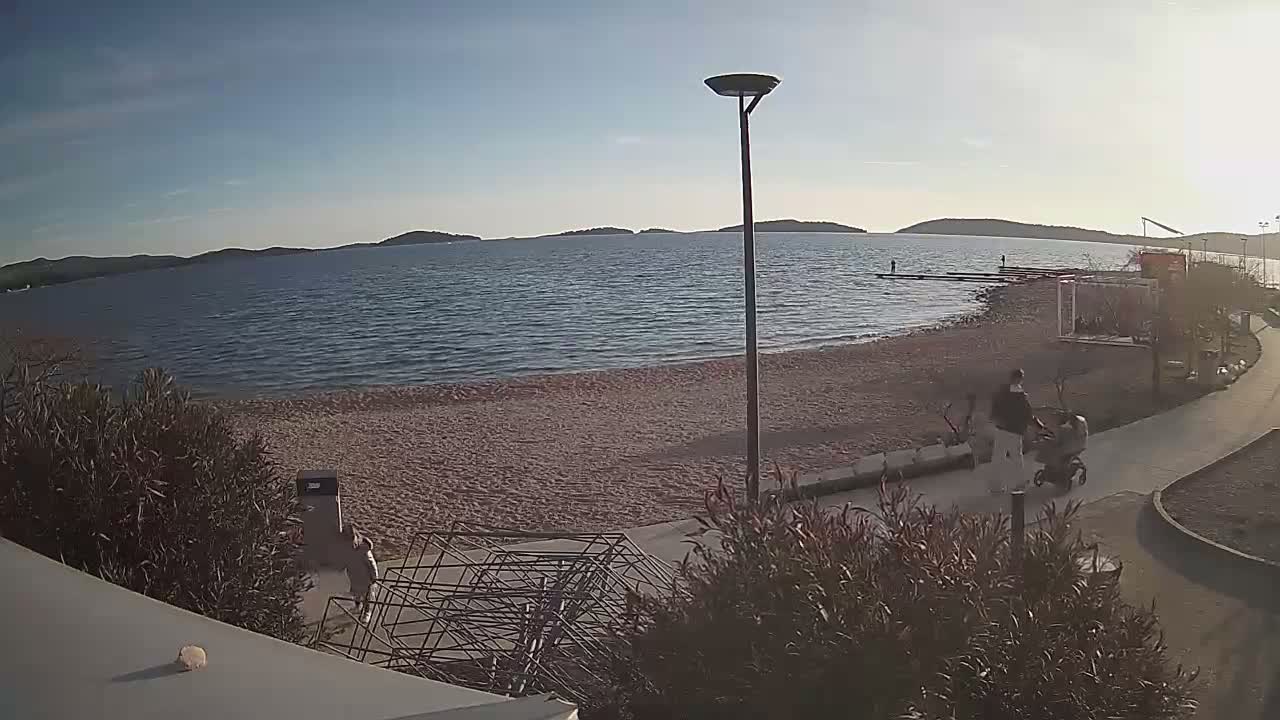 Riviera Brodarica Beach & Adriatic Dalmatia Coast Live Cam - Sibenic, Šibenik-Knin, Croatia