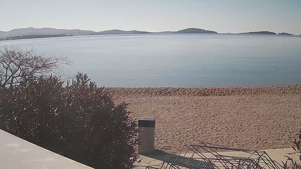 Riviera Brodarica Beach & Adriatic Dalmatia Coast Live Cam - Sibenic, Šibenik-Knin, Croatia