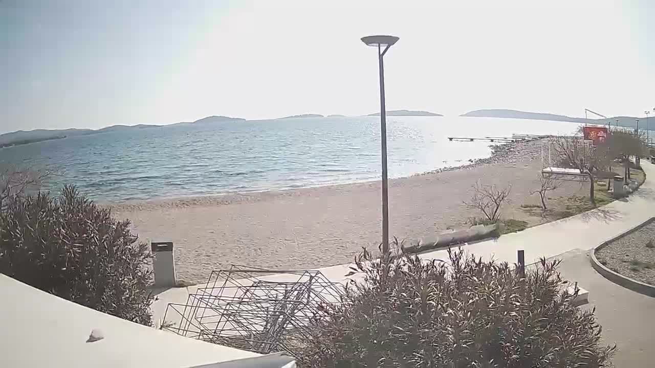 Riviera Brodarica Beach & Adriatic Dalmatia Coast Live Cam - Sibenic, Šibenik-Knin, Croatia