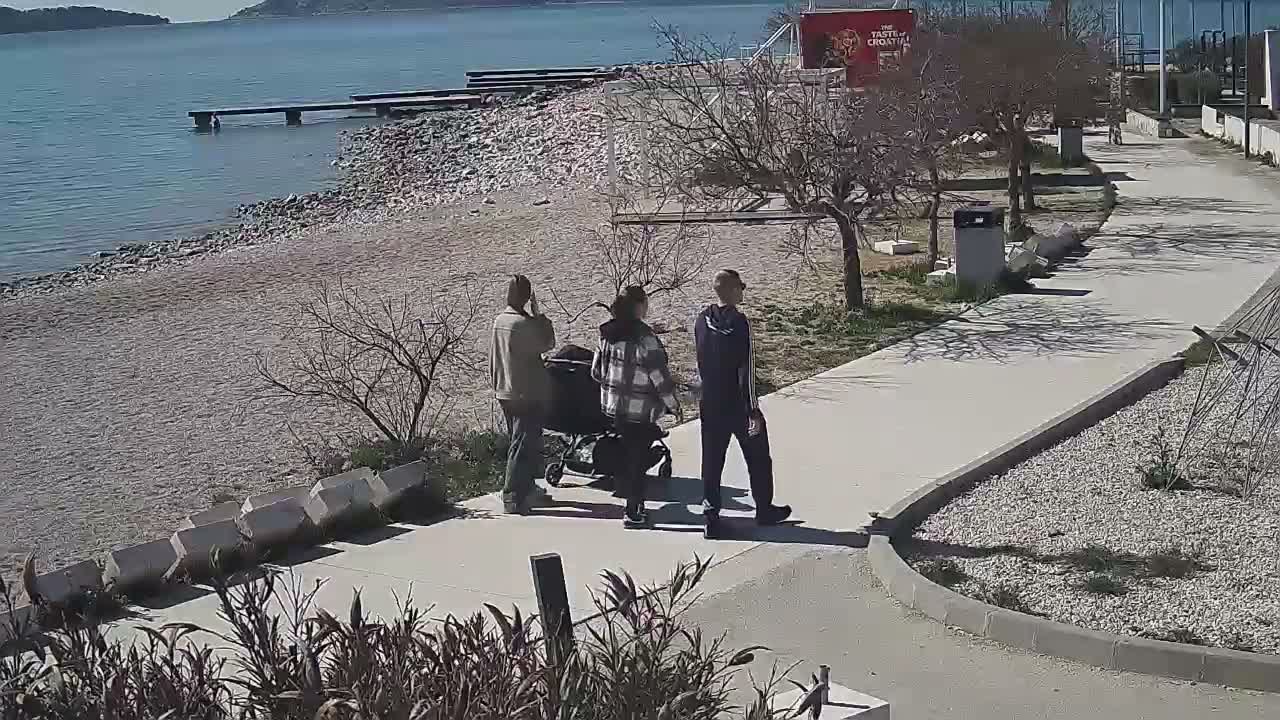 Riviera Brodarica Beach & Adriatic Dalmatia Coast Live Cam - Sibenic, Šibenik-Knin, Croatia
