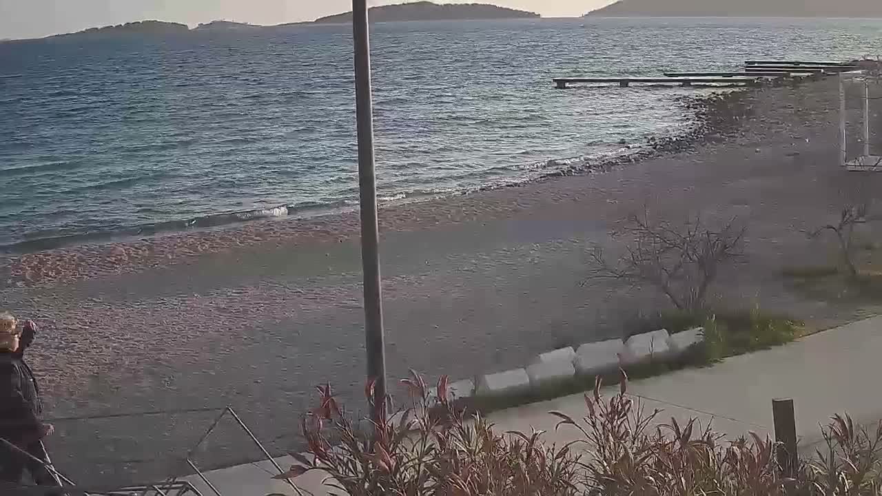 Riviera Brodarica Beach & Adriatic Dalmatia Coast Live Cam - Sibenic, Šibenik-Knin, Croatia