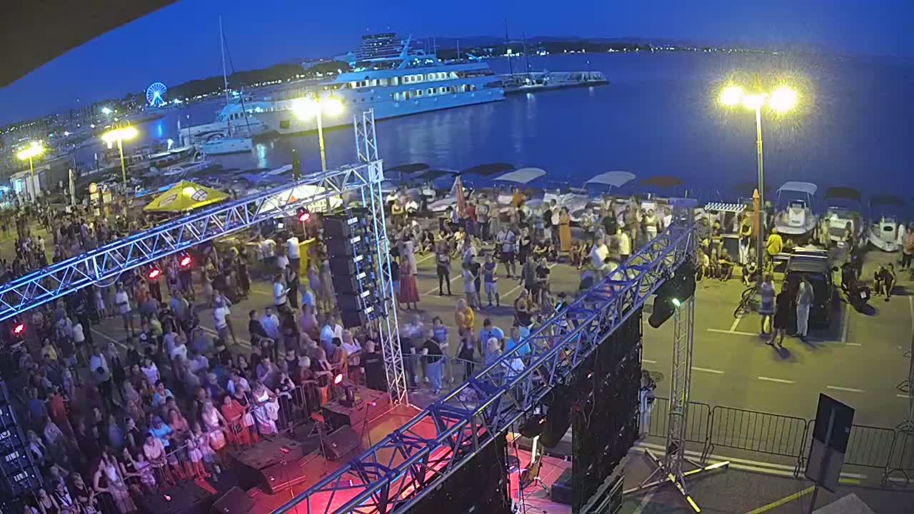 Vodice ACI Marina & Adriatic Coast Live Cam - Vodice, Šibenik-Knin, Croatia