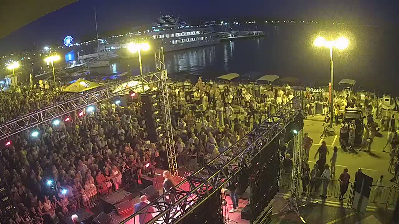 Vodice ACI Marina & Adriatic Coast Live Cam - Vodice, Šibenik-Knin, Croatia