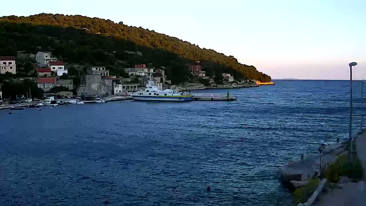 Otok Žirje Island Uvala Buna Cove Village & Port Live Cam - Zirje, Otok Zirje, Šibenik-Knin, Croatia