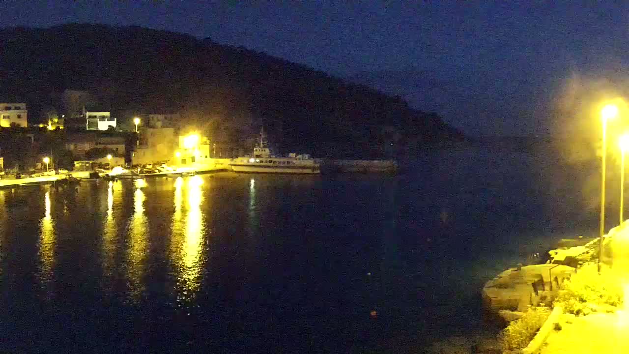 Otok Žirje Island Uvala Buna Cove Village & Port Live Cam - Zirje, Otok Zirje, Šibenik-Knin, Croatia