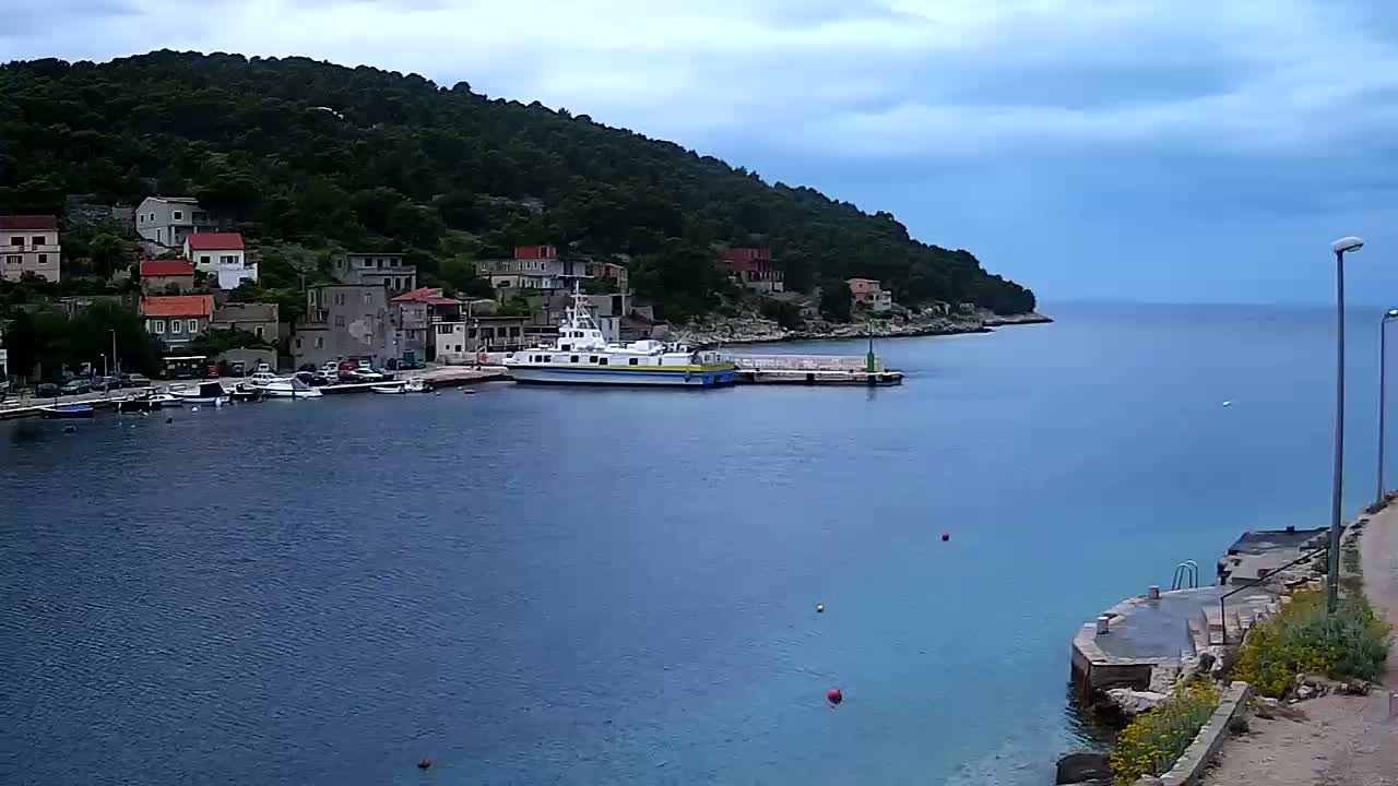 Otok Žirje Island Uvala Buna Cove Village & Port Live Cam - Zirje, Otok Zirje, Šibenik-Knin, Croatia